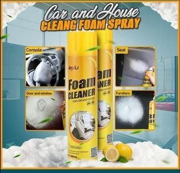 Home and Car Cleaning foam spray بخاخ رغوة لتنظيف المنزل والسيارة Spray mousse nettoyant pour la maison et la voiture