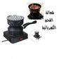 مُشعل فحم كهربائي موقد فحم محمول Allume Charbon Electrique Brûleur à Charbon Portable