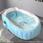 Baignoire gonflable pour bébé ,portable pour bébé avec pompe à air حوض استحمام قابل للنفخ للأطفال ,محمول للأطفال مزود بمضخة هواء