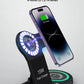 Fast charger 15W 15W 3-en-1 chargeur de téléphone sans fil multifonction pliable réglable charge sans fil AK1006