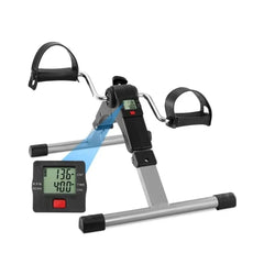 Mini vélo d'exercice Pliable pour les bras et les jambes avec écran دراجة تمارين صغيرة قابلة للطي للذراعين والساقين مع شاشة LCD