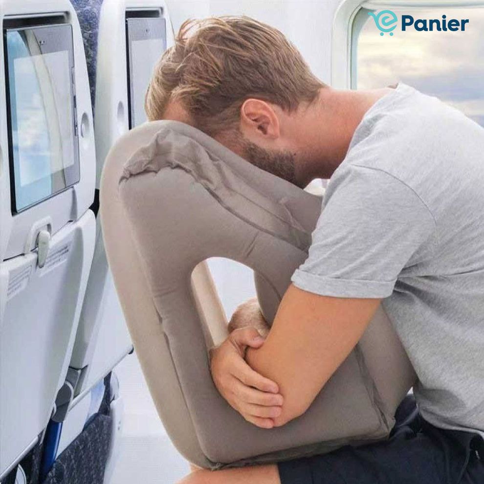 Oreiller de voyage gonflable وسادة سفر قابلة للنفخ وسادة للرقبة والرأس للنوم