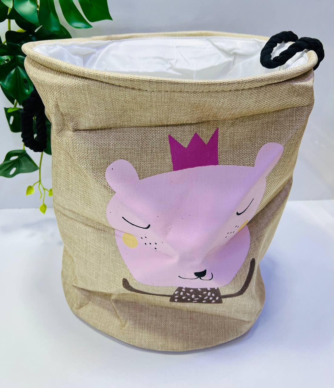 سلة ملابس قماش