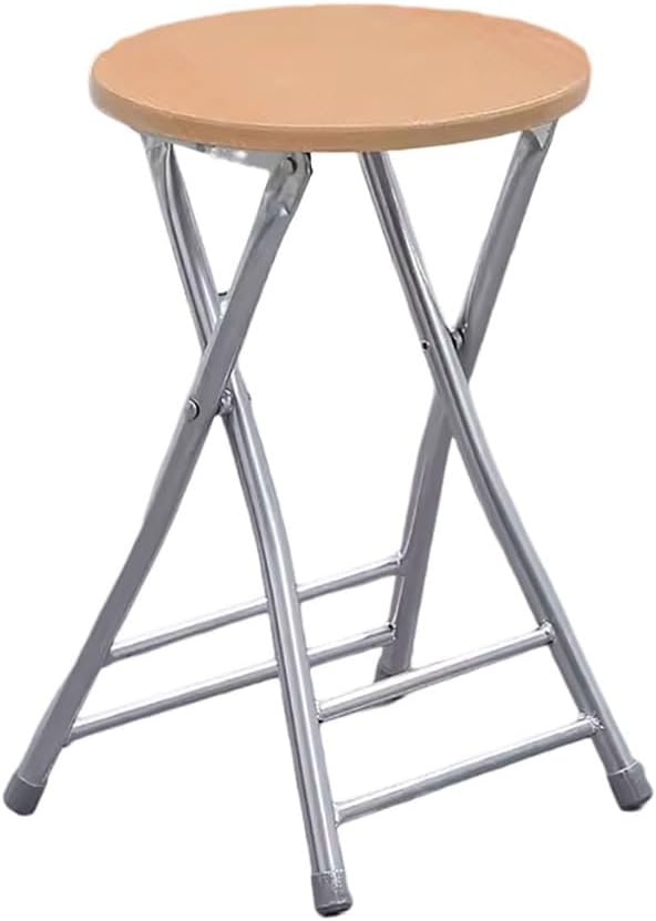 كرسي قابل للطي محمول بارتفاع 18 بوصة Chaise pliante portable de 45 cm de haut, tabouret de bar pliable robuste avec poignée
