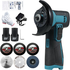 آلة صنفرة وقطع لاسلكية احترافية ببطاريتين MAHL Portable Lithium Electric Angle Grinder 2 Batteries