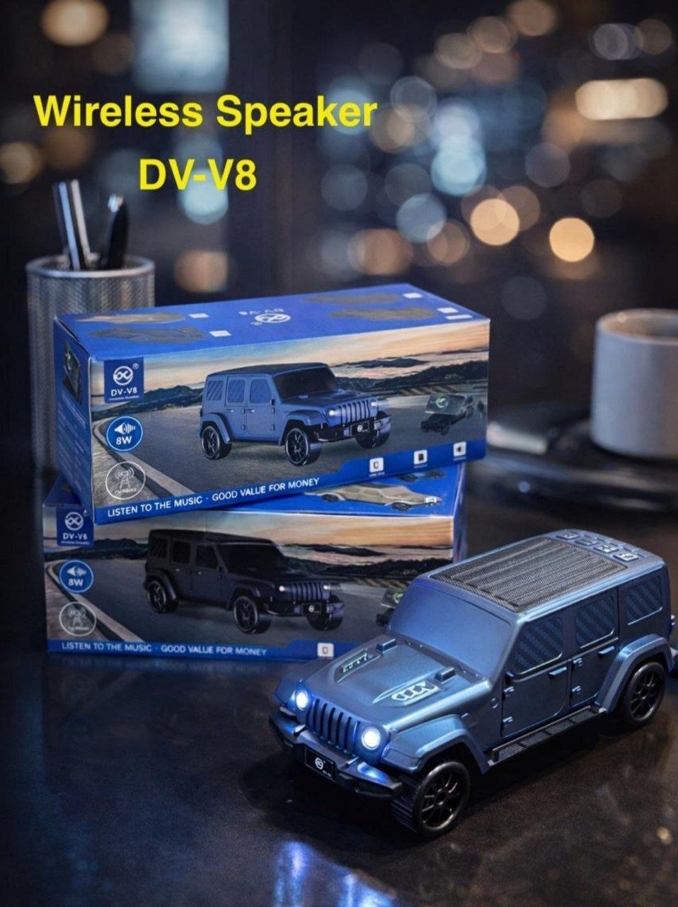 Wireless Speaker DV-V8 Haut parleur portable