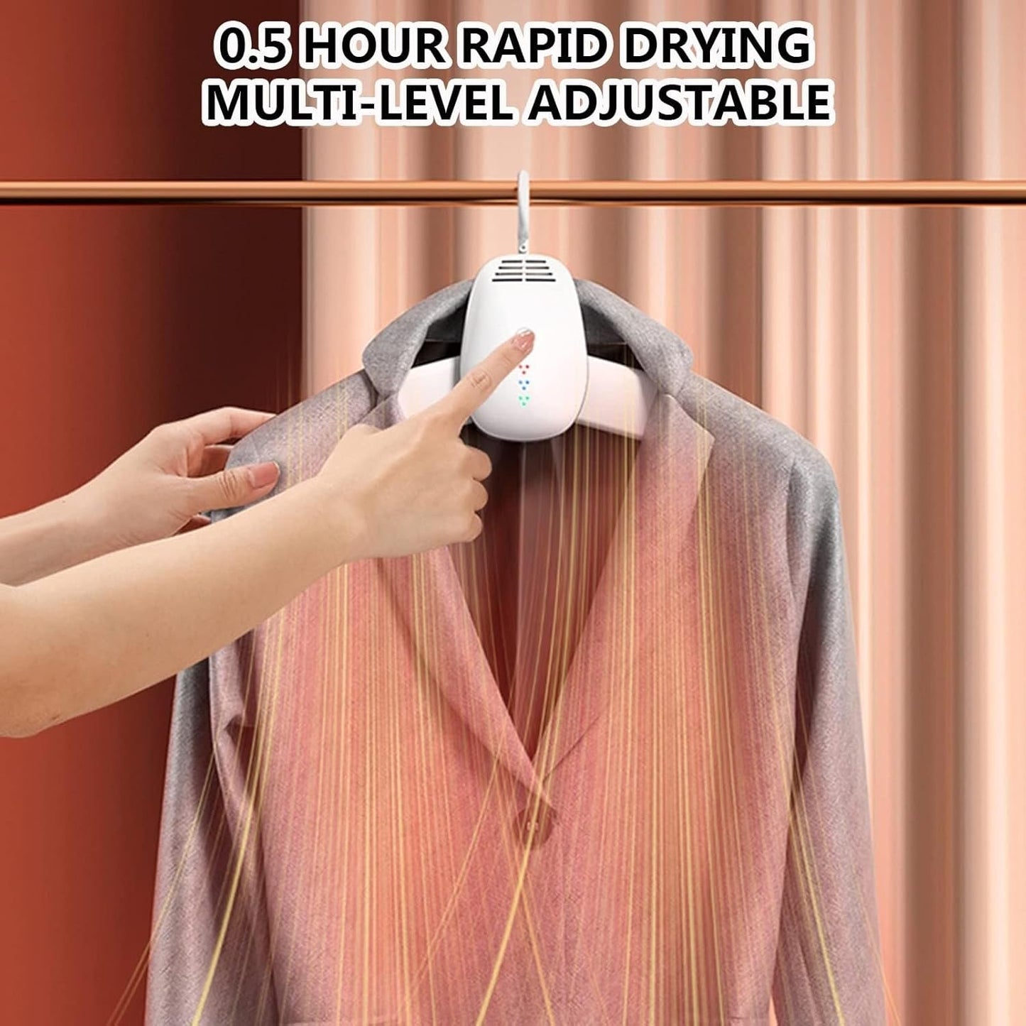 مجفف الملابس المحمول Cintre Sèche-Linge Électrique Portable Séchage Rapide Portable clothes dryer