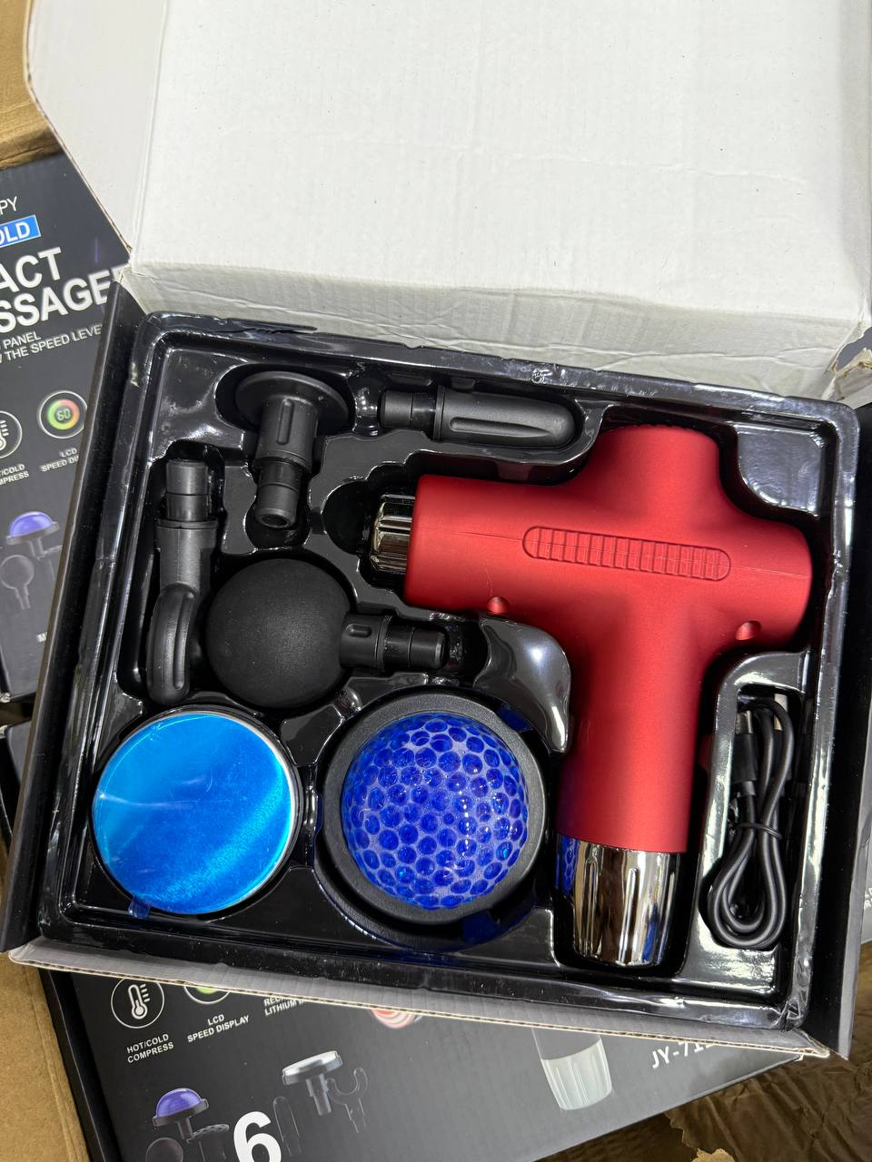 مسدس التدليك سخان و بارد 32 سرعة