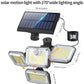 مصباح شمسي خارجي مع مستشعر حركة Lampe solaire d'extérieur à détecteur de mouvement 333 LED