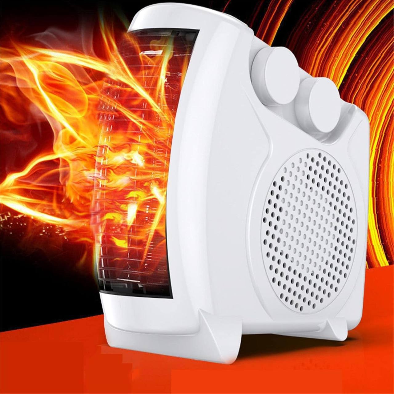 سخان كهربائي 3 في 1 ومروحة تكييف هواء محمولة Chauffage électrique 2000W Mini radiateur soufflant portable