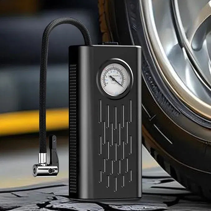 Gonfleur de Pneus Portable ضاغط هواء محمول لاسلكي مضخة كهربائية بقوة 150 بي إس آي قابلة لإعادة الشحن عبر USB
