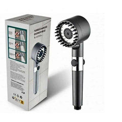 TURBOCHARGED SHOWER HEAD رشاشة دوش رأس دش عالي الضغط مع مرشح مدمج Pommeau de douche haute pression avec filtre intégré Turbocharged Shower Head