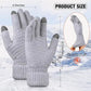 قفازات صوف شتوية دافئة، مقاومة للبرد والرياح Gants d'hiver en polaire, chauds, écran tactile, Anti-froid