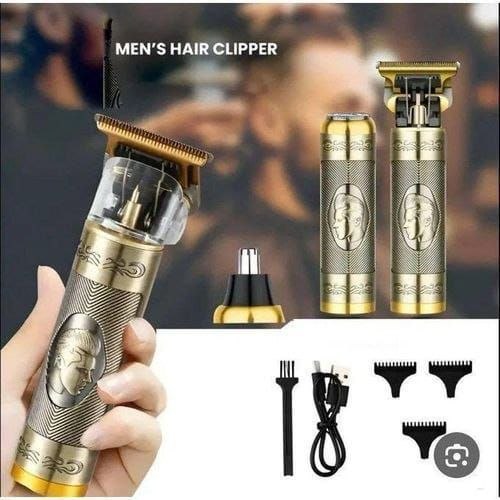 ماكينة حلاقة كهربائية Tondeuse à cheveux électrique T9 3en1 pour hommes, Rechargeable par USB
