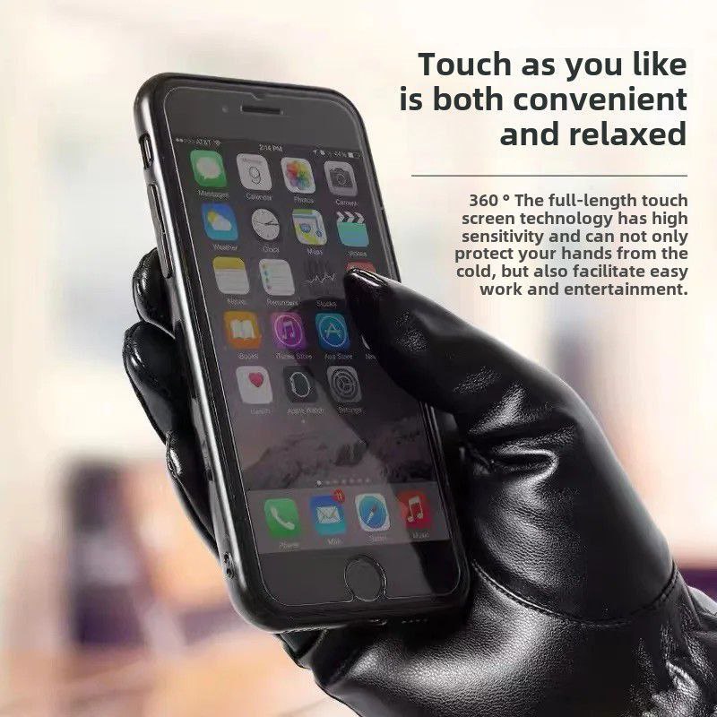 قفازات شتوية أنيقة للرجال Gants d'hiver mitaine à la mode pour homme