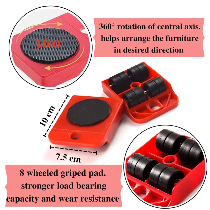 Kit déplacer meubles ergonomique pratique مجموعة أدوات لنقل الأثاث بسهولة