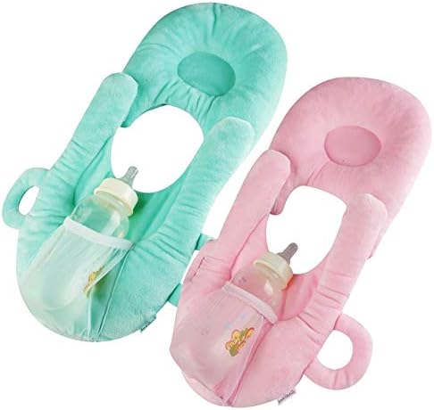 وسادة رضاعة لتعليم الرضاعة الطبيعية Porte-biberon, biberon en coton mains libres, coussin oreillet d'allaitement pour l'apprentissage du biberon