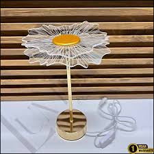 Scene light Lampe de table LED décorative en forme de fleur مصباح طاولة مزخرف على شكل زهرة