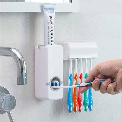 Distributeur automatique de dentifrice موزع معجون أسنان أوتوماتيكي مع حامل فرشاة الأسنان