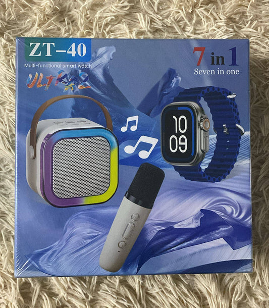 Multi-functional smart watch, speaker, microphone ZT-40 7in1