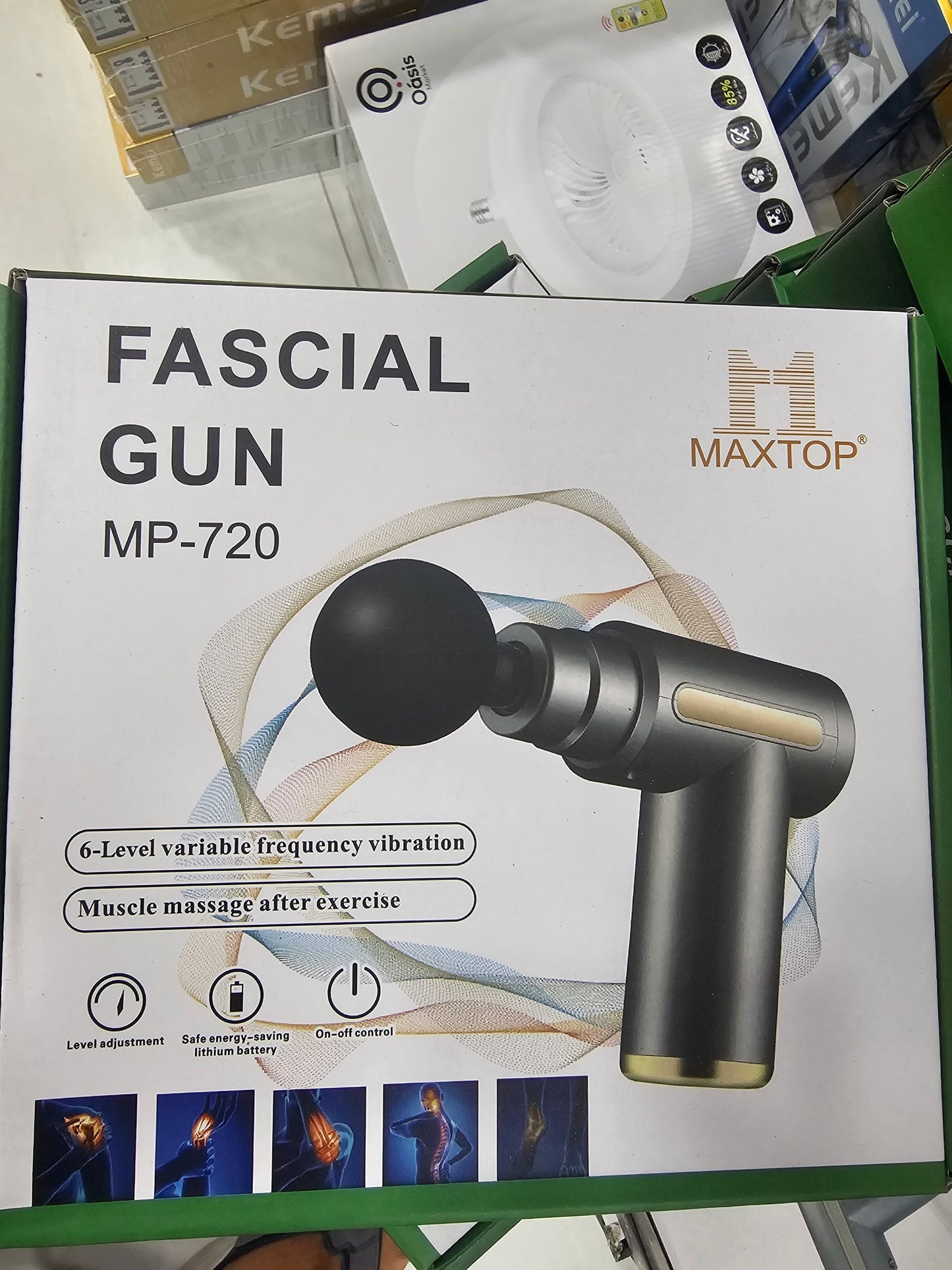 Pistolet de massage musculaire professionnel Maxtop MP-720