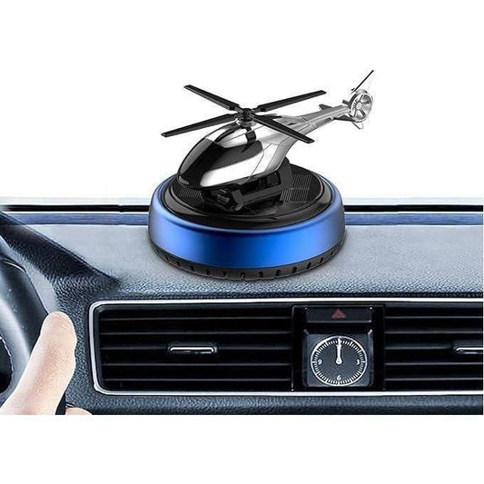 Diffuseur De Parfum De Voiture à énergie solaire en forme  Hélicoptère