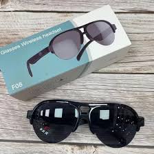 Classic Wireless Headset F08 Lunettes de soleil casque sans fil lunettes de soleil نظارات شمسية سماعات أذن