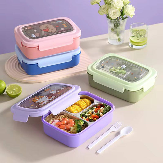 Lunch box 1100 مل علبة غداء بينتو للأطفال من البلاستيك PP عالي الجودة
