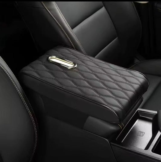 Coussin d'accoudoir de voiture distributeur de mouchoirs وسادة مسند ذراع السيارة مع موزع مناديل مدمج
