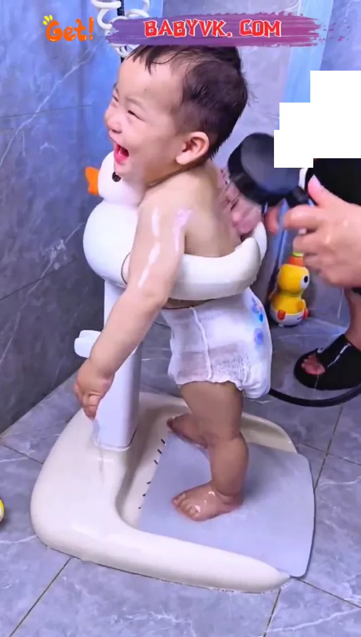 دعامة استحمام أو مقعد استحمام للأطفال على شكل بطة Support de bain ou siège de douche pour bébé en forme de canard