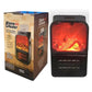 Mini Chauffage Effet Flamme avec Télécommande, 900W Mini Electric Flame Heater