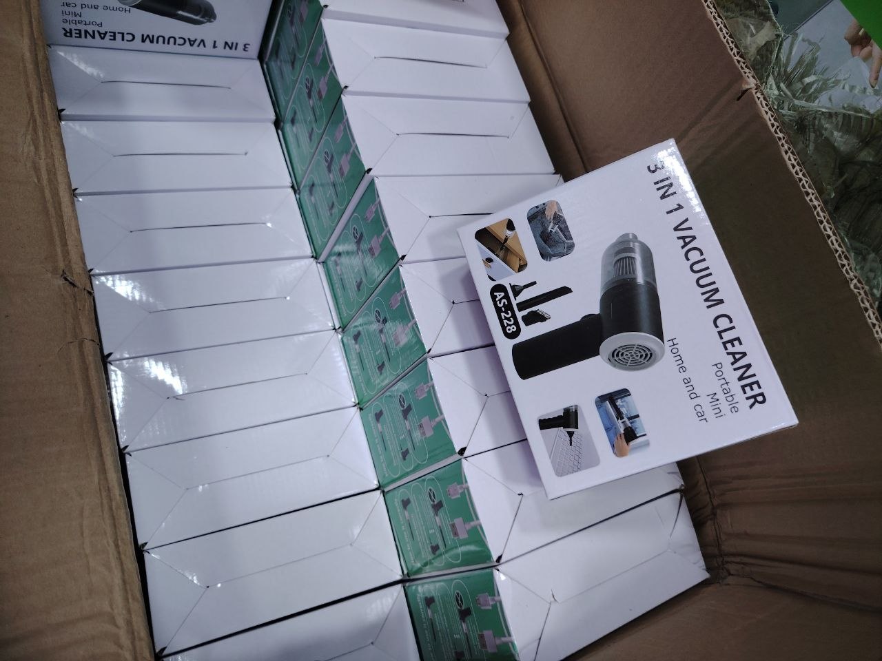 3in1 Vacuum cleaner portable mini voiture maison AS-228 مكنسة كهربائية صغيرة محمولة 3 في 1 للسيارة أو المنزل AS-228