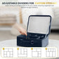 Trousse de maquillage dispose d'un miroir LED intégré حقيبة مكياج مزودة بمرآة 3LED أوضاع إضاءة حقيبة مكياج محمولة مع مرآة