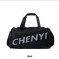 CHENYI Sac de voyage moyen à lettres à poches حقيبة سفر متوسطة الحجم مع جيوب