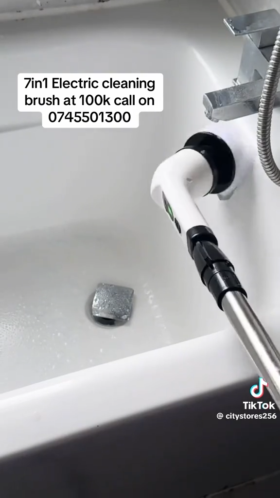 مجموعة من فرش التنظيف الكهربائية الدوارة Ensemble de brosses de nettoyage électriques rotatives
