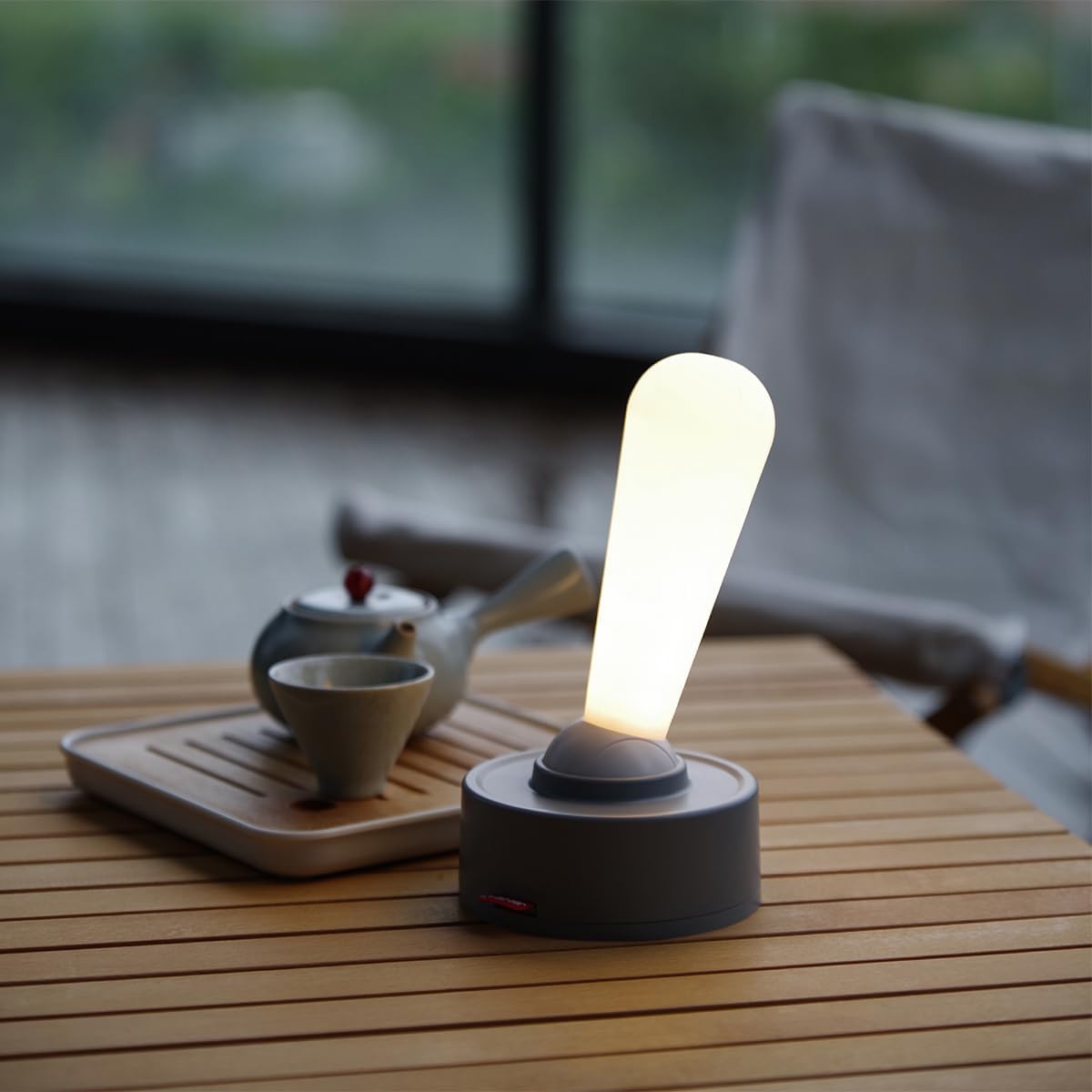مصباح ليلي محمول يعمل بمفتاح تبديل، مزود بعصا تحكم، قابل لإعادة الشحن Lampe à interrupteur à levier, veilleuse portable avec joystick