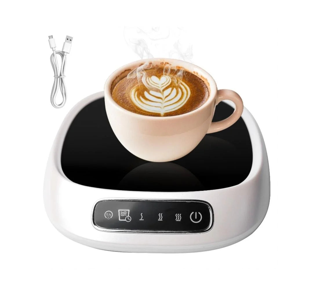 Chauffe-tasse à café USB Aicharynic سخان أكواب ذكي يعمل بمنفذ USB سخان مشروبات كهربائي للقهوة والشاي والحليب أو زجاجات الأطفال