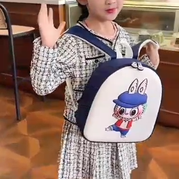 Sac à dos enfant Labubu Coque dure حقيبة ظهر للأطفال من لابوبو غلاف صلب