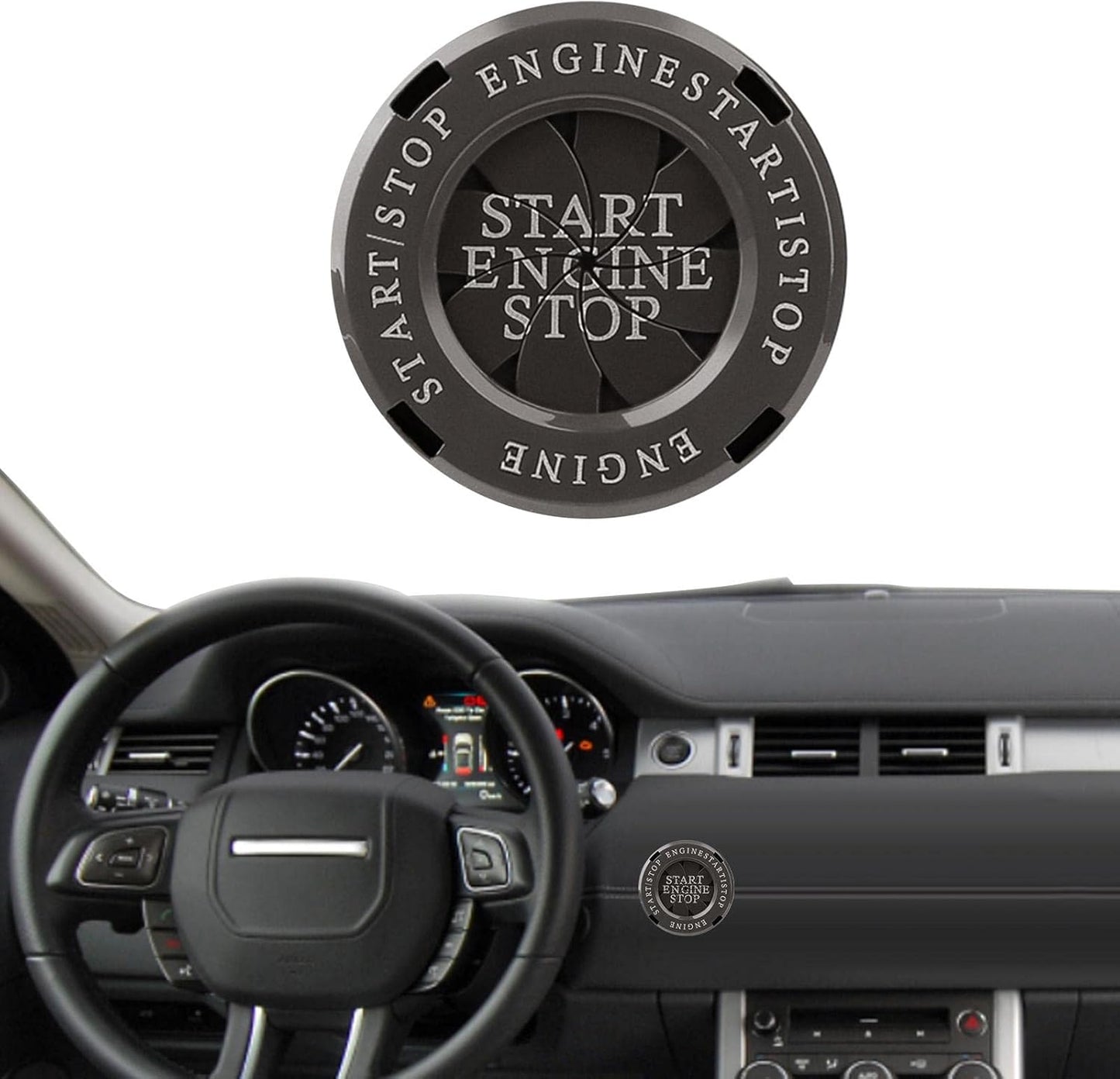 غطاء حماية مقاوم للخدش لزر بدء تشغيل السيارة Coque de protection anti-rayures pour bouton de démarrage de voiture