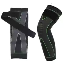 دعامة الركبة الضاغطة Knee Genouillère de sport élastique avec sangle