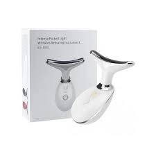 ES-1081 Micro-Glow Combiné portable 3en1 pour raffermir le visage جهاز العلاج بالضوء الأحمر للوجه والرقبة