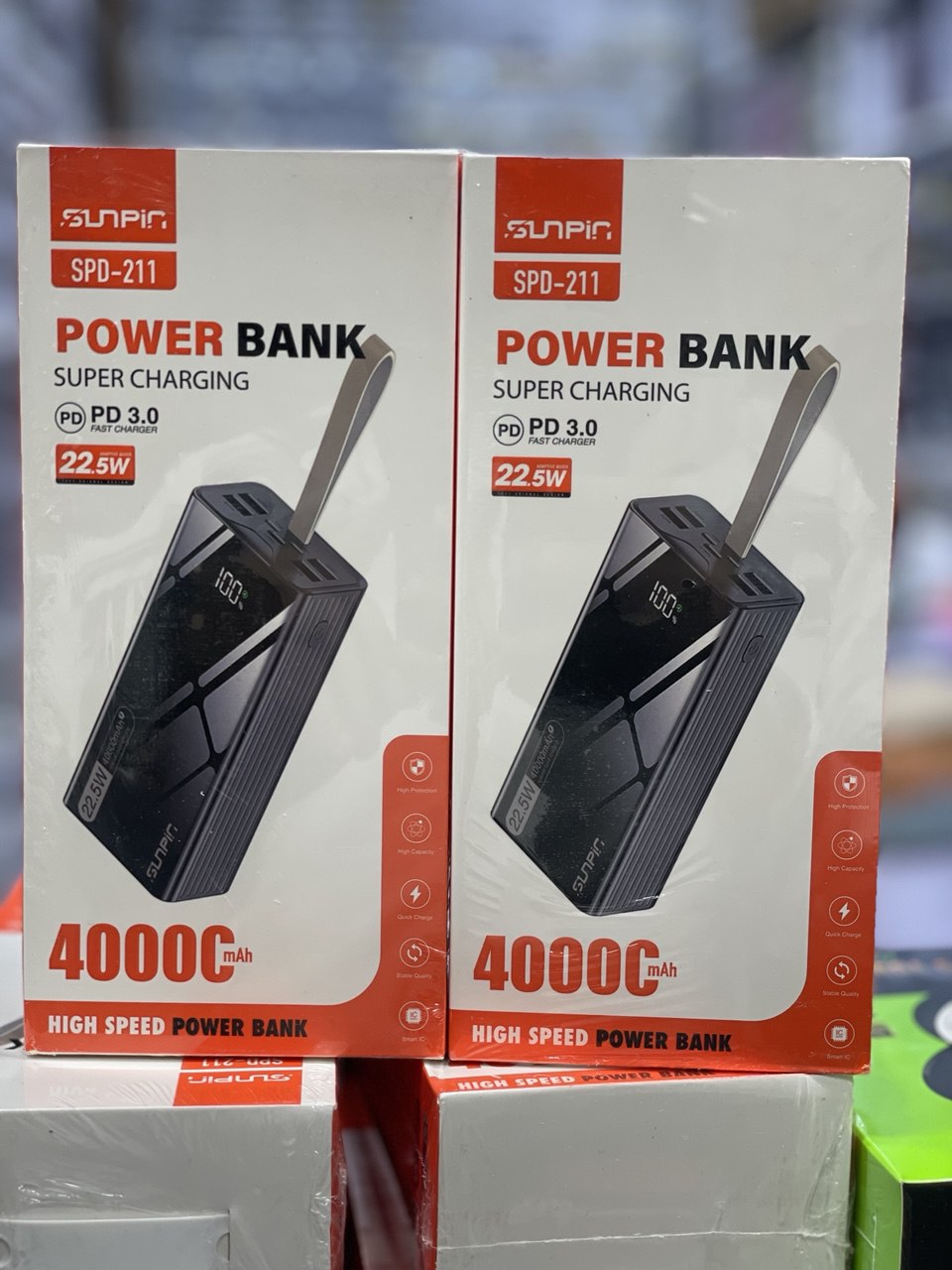 Power Bank 40000mAh 22.5W SPD-211