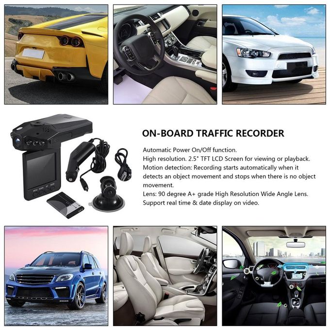 كاميرا سيارة عالية الدقة Camera voiture dashcam Full HD hd dvr 2.4 pouces, 1080P, 720P