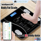 Body Fat Scale balance impédancemètre connectée Balance Numérique Intelligente ميزان قياس نسبة الدهون في الجسم، ميزان تحليل المعاوقة البيولوجية المتصلة، ميزان رقمي ذكي