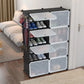 16-Tier Large Plastic Shoe Rack  JL 02_ 8L  رف الأحذية من البلاستيك ذو 16 طبقة