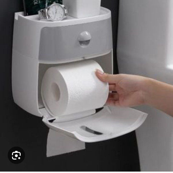 ecoco Porte-papier hygiénique Ecoco Double Couche F Tissu Imperméable B