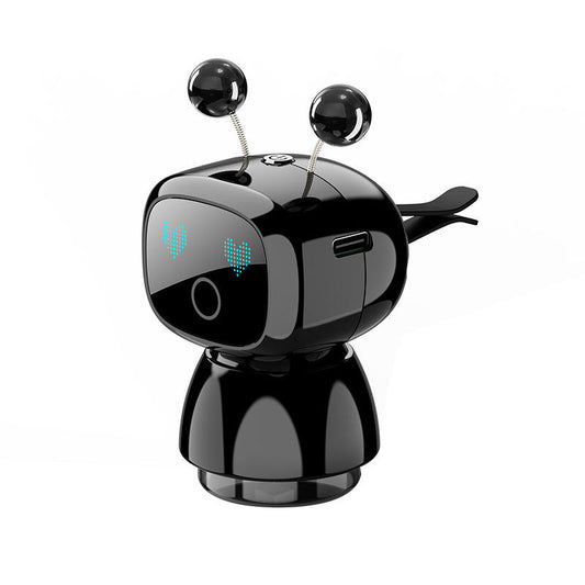 معطر سيارة على شكل روبوت موزع عطر صامت يدوم طويلاً Désodorisant de voiture en forme de robot Diffuseur de parfum silencieux