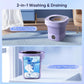 غسالة صغيرة محمولة قابلة للطي بسعة Mini-machine à laver portable pliable de 6,5 L