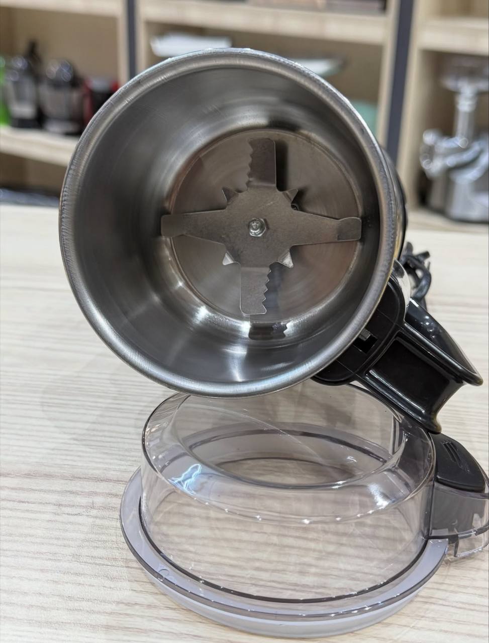 مطحنة كهربائية من الفولاذ المقاوم للصدأ Moulin Électrique Inox 150W 400W Capacité 300g