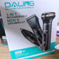 DL6-9216 Daling 3in1 Rechargeable Grooming kit
